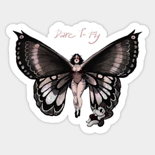 Dare to Fly Sticker